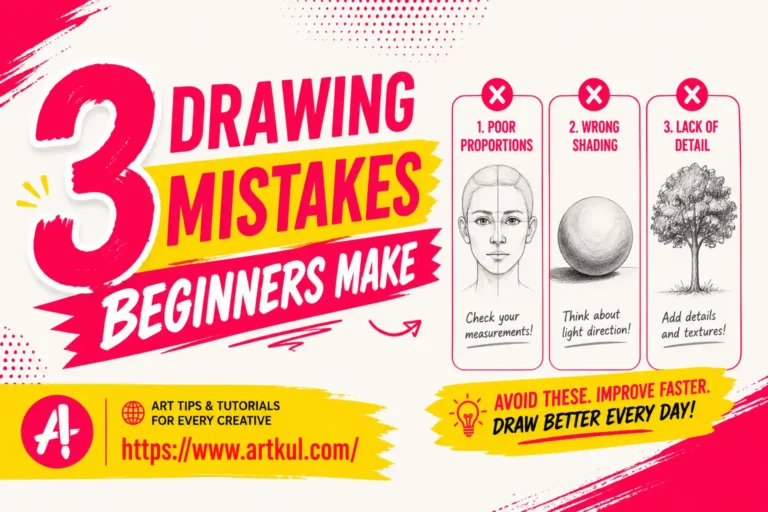 3 Drawing Mistakes Beginners Make (And How to Fix Them)